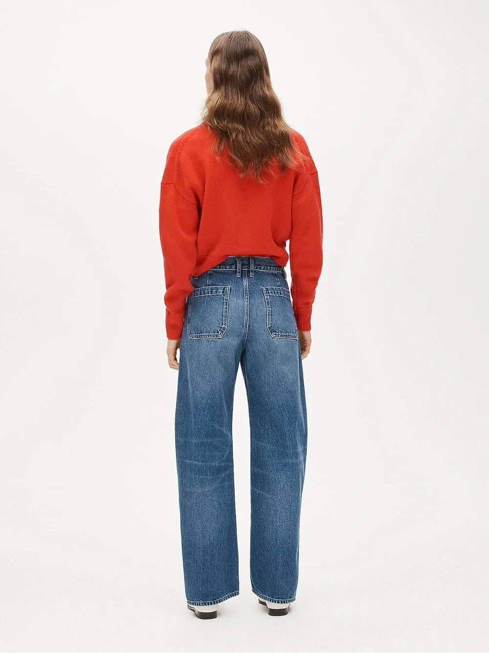 J. Crew Zoe Barrel Jeans Midwash